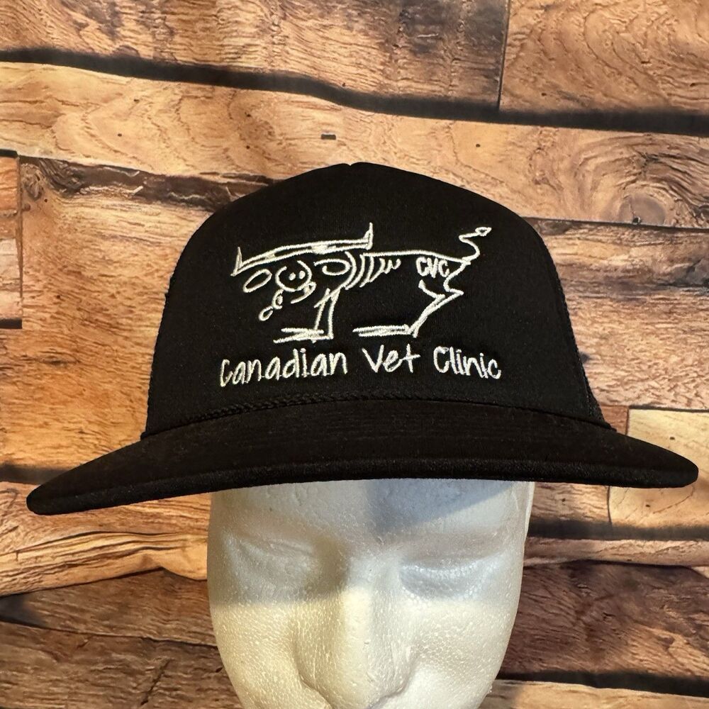 Canadian Vet Clinic Hat Merck Animal Health Promo Richardson 113 Trucker Cap